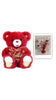Bear with Swirled Heart Lollipops