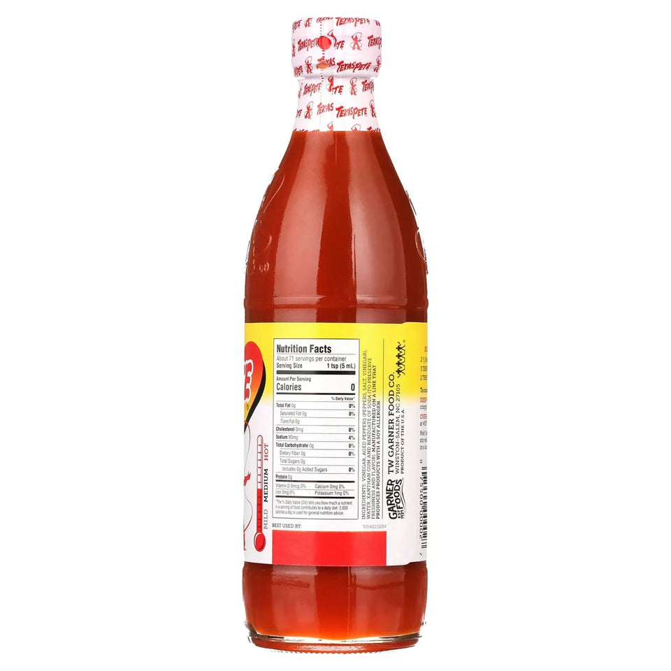Texas Pete Original Hot Sauce (Pack of 3) Large 12 oz Bottles by Texas Pete