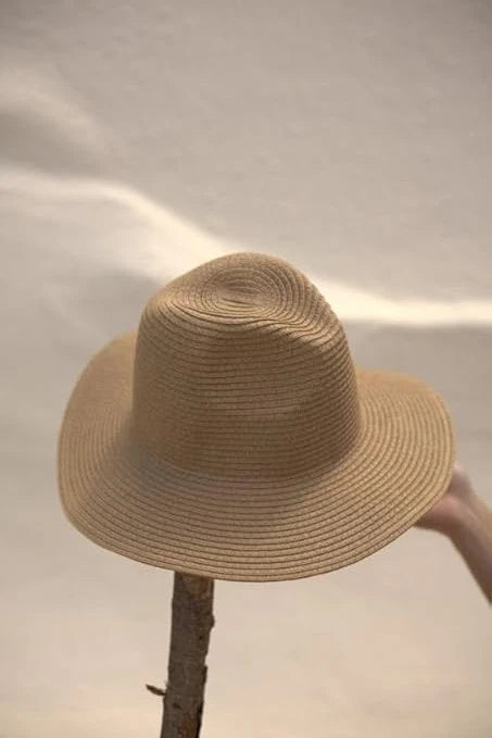 Women’s Wide Brim Sun Hat Plain Summer Beach Hat, UV Protection Floppy Straw Hat for Travel, Pool & Outdoor