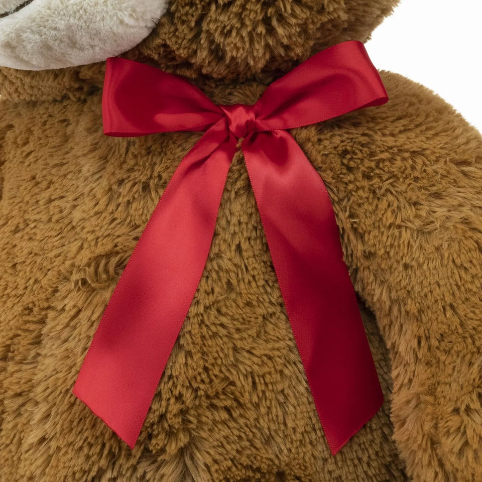 Fuzzy Friends Jumbo 34" Mom and Baby Plush Bears - Perfect Valentine’s Day Gift