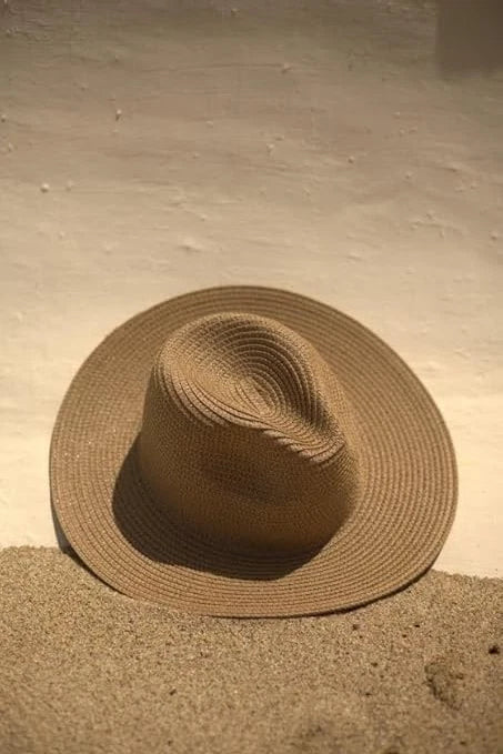 Women’s Wide Brim Sun Hat Plain Summer Beach Hat, UV Protection Floppy Straw Hat for Travel, Pool & Outdoor