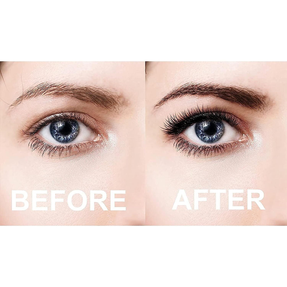 Eyebrow Extensions Kit with 1 x Trays of Mink Eyebrows in Brown Comes on Mixed Length Trays 5-8 Mm Mix, Eyebrow Extension Glue Clear & Extension Tweezers by Kc Republic (Brown, Black Tweezer)