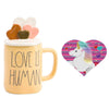 Yellow Mug with Unicorn Heat Gummies