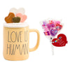 Yellow Mug with Bees Lollipop