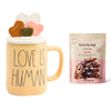 Yellow Mug with Favorite day chocolate