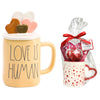 Yellow Mug with Love Bomb Mug